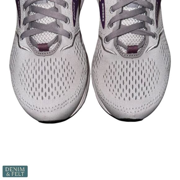 Brooks Ariel ’20 Oyster Alloy Grape Running Walking Shoes Women’s 8.5 Wide - Picture 6 of 14